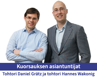 Tohtori Daniel Grätz ja tohtori Hannes Wakonig